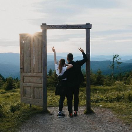 Apartmán pod Jasanem Hojsova Stráž Brčálník Zelezna Ruda Exterior foto