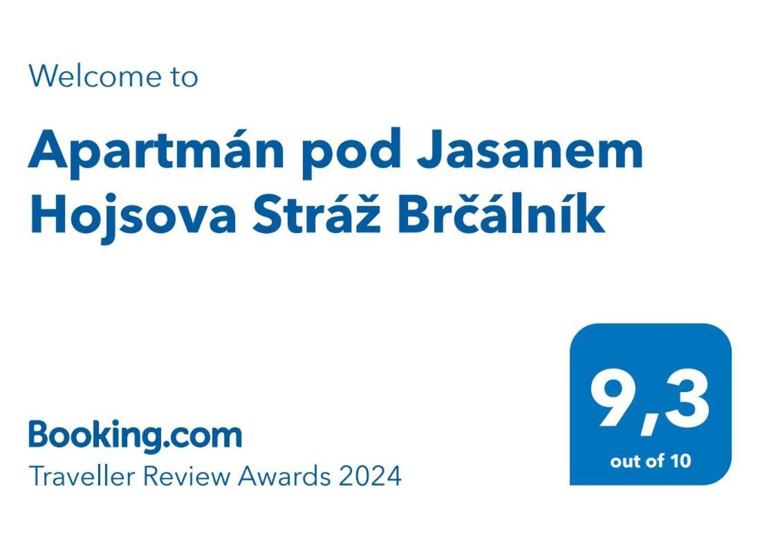 Apartmán pod Jasanem Hojsova Stráž Brčálník Zelezna Ruda Exterior foto