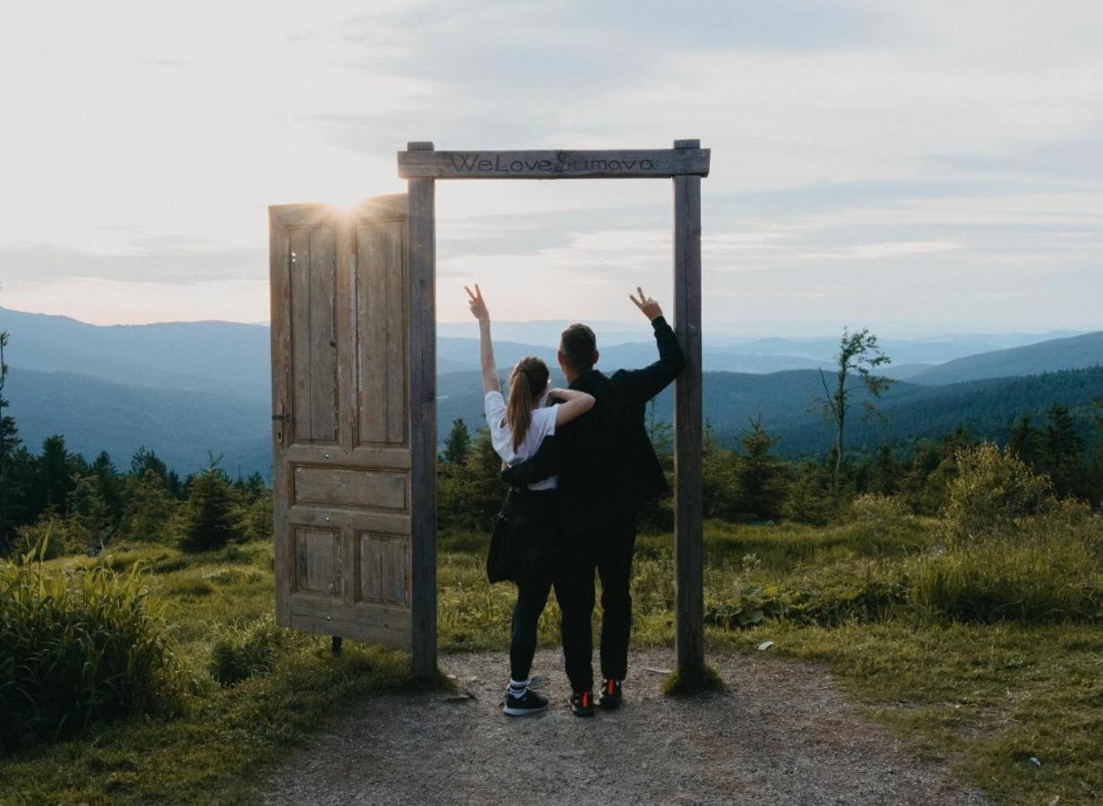 Apartmán pod Jasanem Hojsova Stráž Brčálník Zelezna Ruda Exterior foto